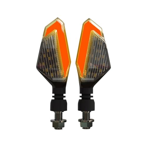 Clignotant LED pour motos avec feu de signalisation DRL rouge tuning