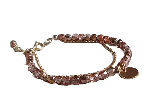 Bracelet fin argent 925 et cristaux facettés, idée cadeau de joaillerie