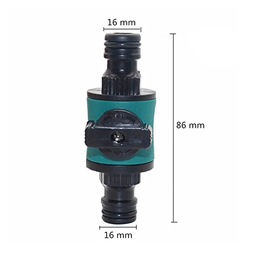 Válvula de 16mm con conector rápido para reparar y extender tuberías de riego 3