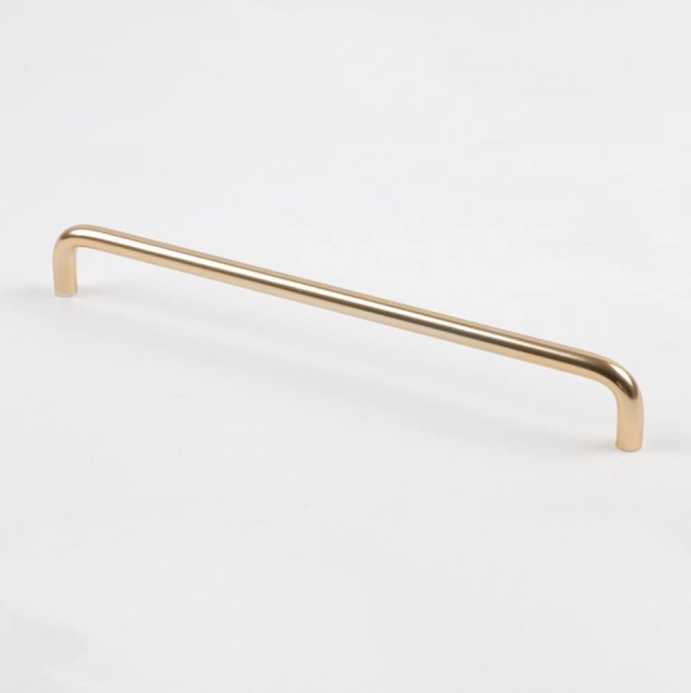 Poignée armoire 256mm longue en aluminium champagne or Youther