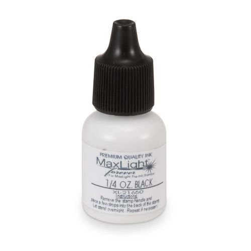 MaxLight Refill Ink 1/4oz Bottle Color Black
