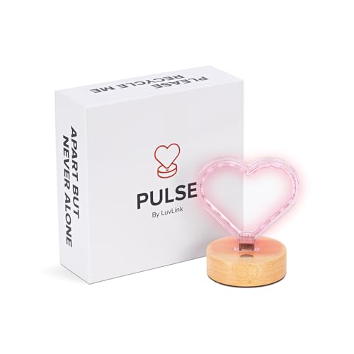 LuvLink Pulse v2.0 The Heart-Shaped Friendship Lamp for Long-Distance Connection & Love (1)
