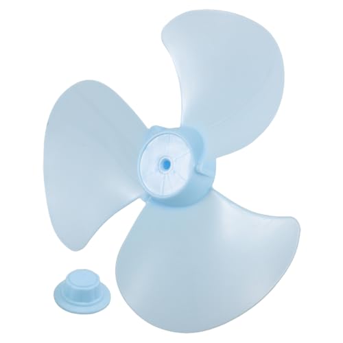 HOLIDYOYO Aspas Ventilador Plástico Equilibradas Repuesto para Ventilador Pedestal de Accesorio Duradero con Cubierta de Tuerca para Hogar y Oficina