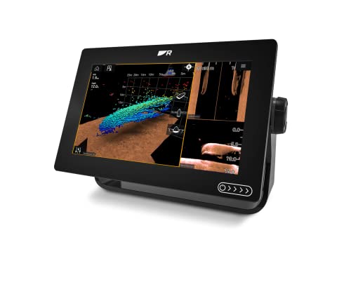 Image of Raymarine Axiom+ 9 RV, Multi-Function 9 inch Display with Integrated RealVision 3D,600W Sonar with RV-100 transducer with Lighthouse North America Chart, Black (E70637-03-102)