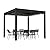 Patiowell 10x10 FT Louvered Pergola, Electric Outdoor Aluminum Pergola with LED Lights, Modern Hardtop Gazebo with Integrated Drainage & Adjustable Roof for Patio Backyard Deck, Gray