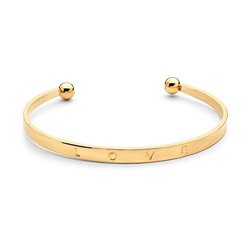 Image of 14K Gold and Silver Plated Layered Bracelet Sets, 4 Pieces, Adjustable Layered Link Bracelets Sets, Stainless Steel, no gemstone