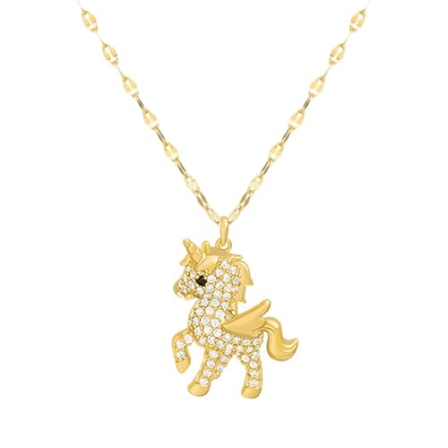 Collier en acier inoxydable doré avec maille de clavicule élégante