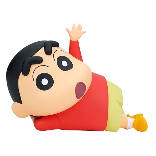 Banpresto Figura de Acción Coleccionable Shinnosuke Nohara Crayon Shinchan - Big Sofvimates Oh, 18 cm - BP28510P Multicolor, Optimo para los fanaticos del Anime