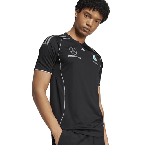 Image of adidas | Mercedes - AMG Petronas Formula ONE Team Mechanics Jersey | Black ||ADI-39