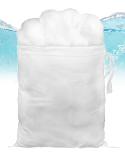 Pawfly Filter Floss for Fish Tank, Aquarium Filter Media, Aquarium Filter Floss, Polyester Filter Cotton for Freshwater & Saltwater, White Fiber Sponge for Filtration, 8.8 Ounces