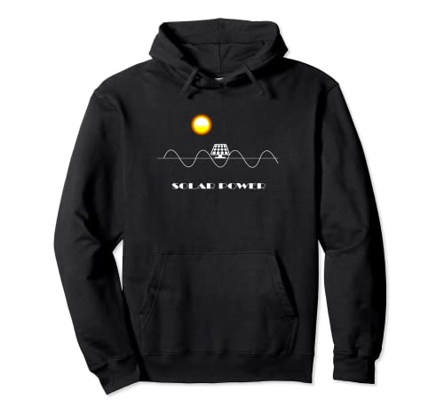 Solar Power Fotovoltaica Generador de energía Cambio climático Sudadera con Capucha