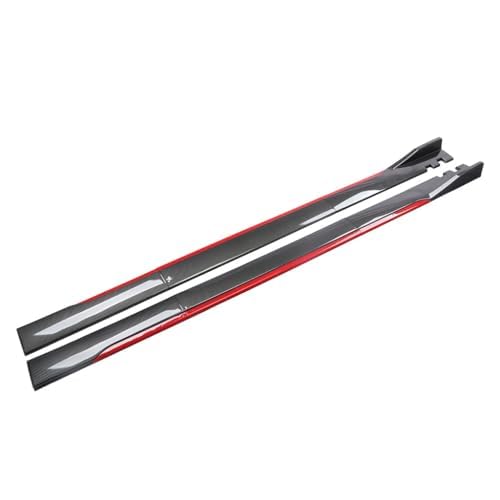 JHGFVBG Minigonna Laterale Auto, per Alfa Romeo Giulia Stelvio Mito Giulietta Tonale 147 156 159, Minigonna Laterale per Auto Splitter Lip, Auto Spoiler per minigonne Laterali per Auto,L