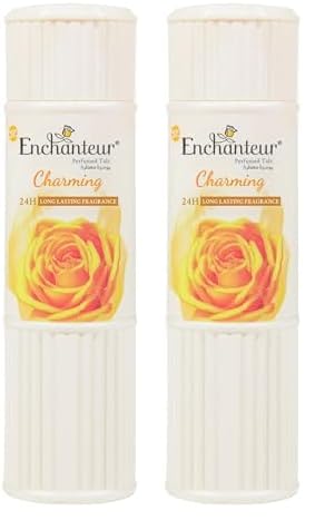 Enchanteur Charming Talc Fragrance Powder 125g (Pack of 2)
