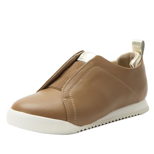 Alegria Women's Reah Slim Outsole Leather Fashion Sneaker Slip On