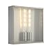 Matteo Lighting M15242GM Marco Two Light Wall Sconce Wall Light Pewter, Nickel, Silver