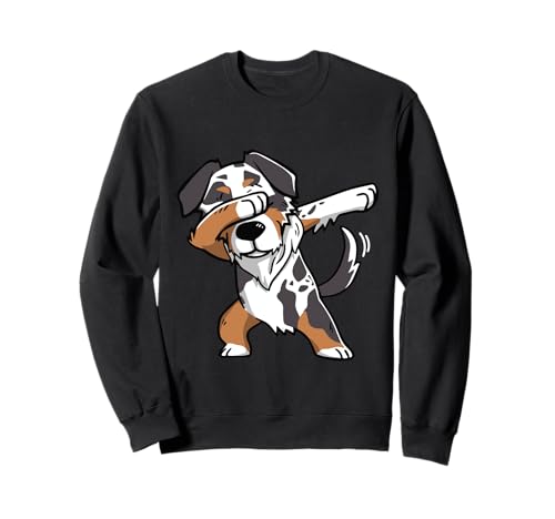 Funny Dabbing Australian Shepherd Sweatshirt
