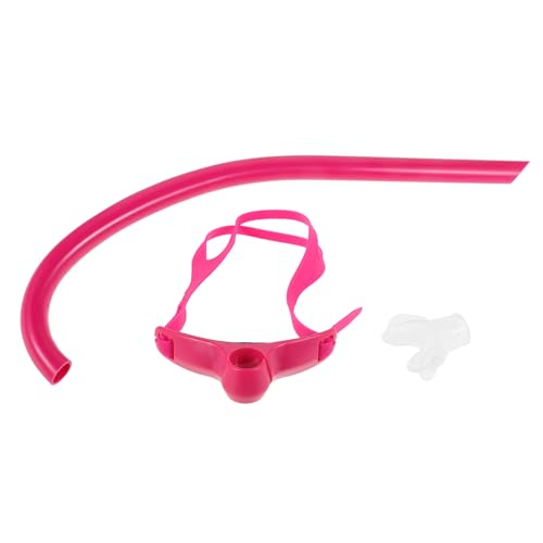 Zerodeko Snorkel de Entrenamiento para Natación de Largo para Adultos, Tubo de Respiración Frontal de Silicona, Equipo de Snorkel para Nadadores, Uso en Piscina y Actividades Acuáticas