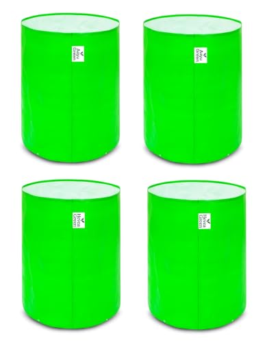 Image of Grow Bag UV Protected 260 GSM | HDPE Grow Bags for Plants | Heavy Duty Green Garden Plant Grow Bag with Drainage Holes | Reusable Vegetable Grow Bag for Terrace Gardening (4, 12X15 INCH)