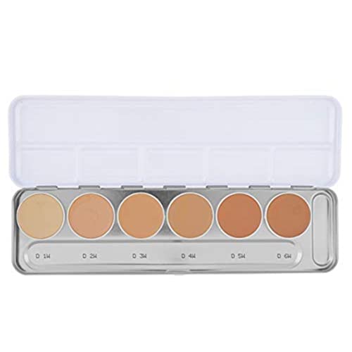 Kryolan Dermacolor Camouflage Creme Palette 6 Colors D 1 W - D 6 W 71007
