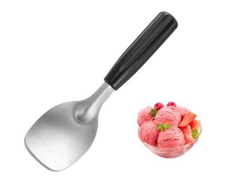Heavy Duty Ice Cream Spade Scoop with Non-Slip Handle - Stainless Steel Ice Cream Spoon, Ice Cream Scooper for Hard Frozen or Creamy Ice Cream Dessert Spade Butter Cutter