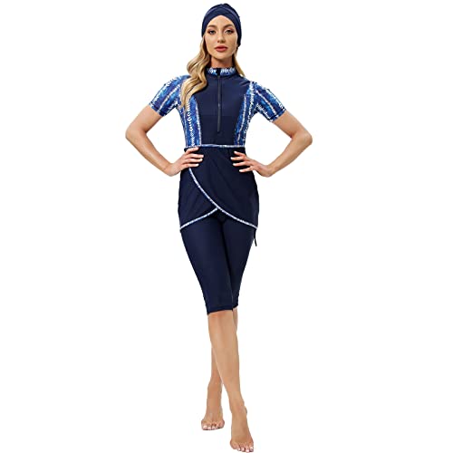 Traje de baño islámico modesto para vacaciones en la playa de OBEEII 2