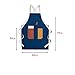 fayengan Carpenters Apron, Heavy Duty Workshop Apron, Waxed Canvas Tool Apron Welding Apron (Color : Red, Size : X-Large)