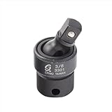 SUNEX TOOLS 3301, 3/8 Inch Drive, Universal Impact Joint, Cr-Mo Alloy Steel, Cr-Mo Steel, Radius Corner Design, Flexible, Meets ANSI Standards