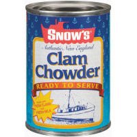 Snow's New England - Sopa de almejas lista para servir - Lata individual de 15 oz