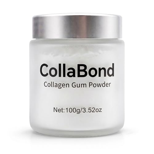 Collagen Gum & Brushing Powder with Nano-Hydroxyapatite Vitamin C Enamel Care Natural Tooth Cleaner Fluoride-Free Gentle Formula