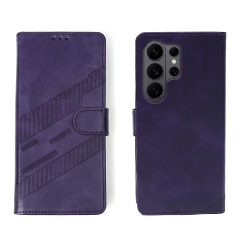 Housse cuir mat Samsung Galaxy A07 violet au design minimaliste et soigné