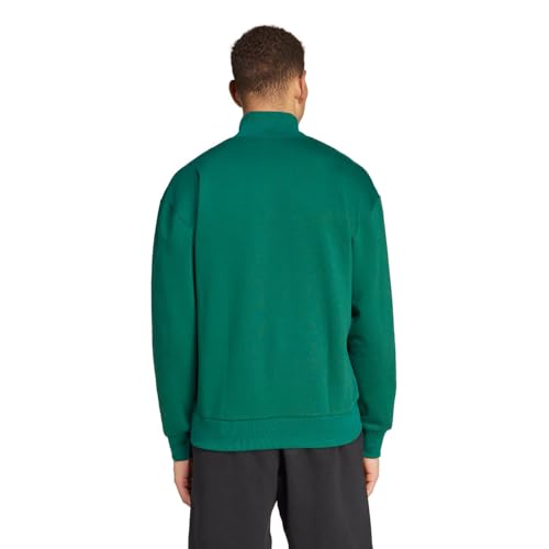 adidas Men's All Szn Fleece Quarter-Zip Crewneck Swearshirt3