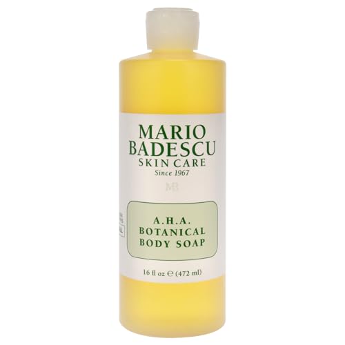 Mario Badescu AHA Botanical Body Wash Moisturizing, Clarifying and Gentle Exfoliating Body Wash for Brighter, Softer and Smoother Skin | Body Soap Infused with Glycolic Acid & Fruit Enzymes