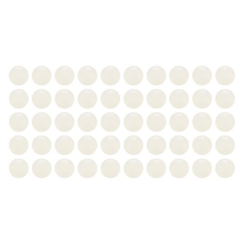 uxcell 50Pcs Nylon Bearing Balls 5/16" 7.938mm Polishing Solid Ball, G2 Precision, White