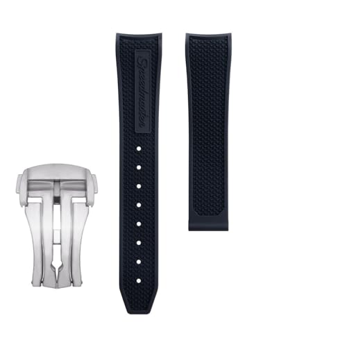 Bracelet caoutchouc fluoré Omega Seamaster résistant à la sueur et à l'eau
