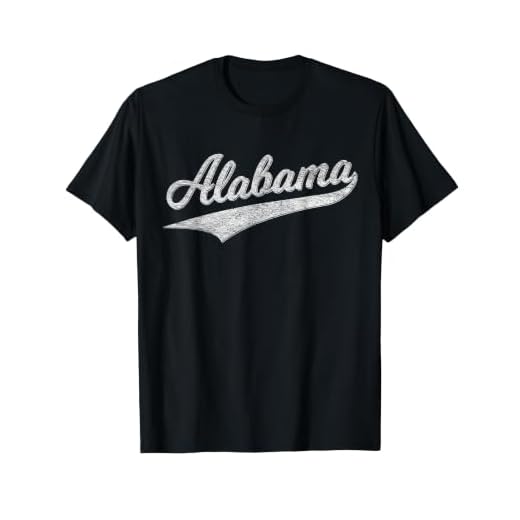 ALABAMA VARSITY SCRIPT CLASSIC SPORTS JERSEY STYLE T-Shirt