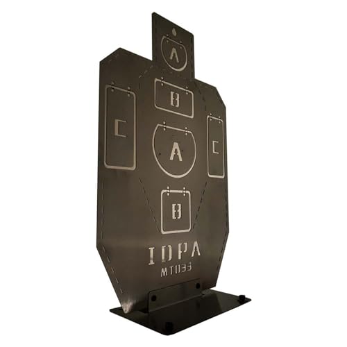 Cible silhouette en métal stable pour le tir par vent fort - 7