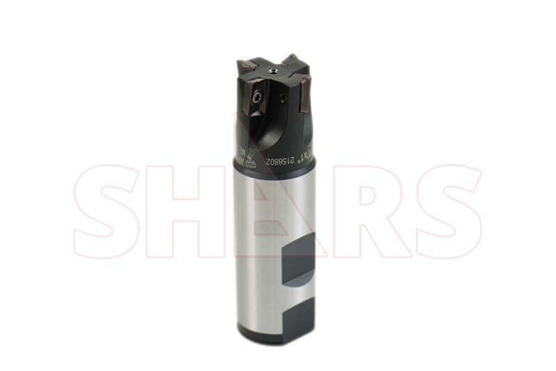 Image of SHARS 1 inch 90 Degree Square Shoulder Indexable End Mill with 4 PCS APKT 11T308 Inserts 404-2410W+404-6540(4) P[