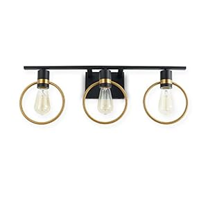 BRIVOLART Vanity Lights 3-Light E26 Mirror Front Vanity Lighting Fixtures Iron Bath Wall Sconce Lamp(Exclude Bulbs)