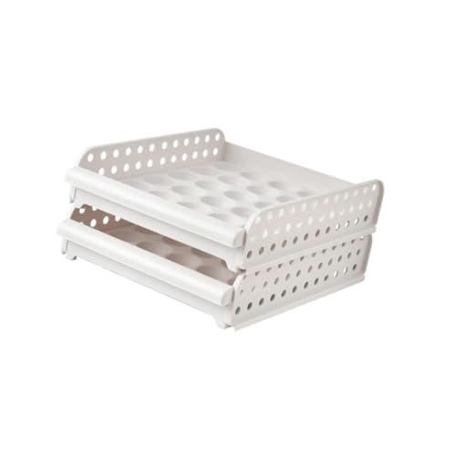 Contenedor de huevos de 30 ranuras para evitar roturas en el refrigerador
