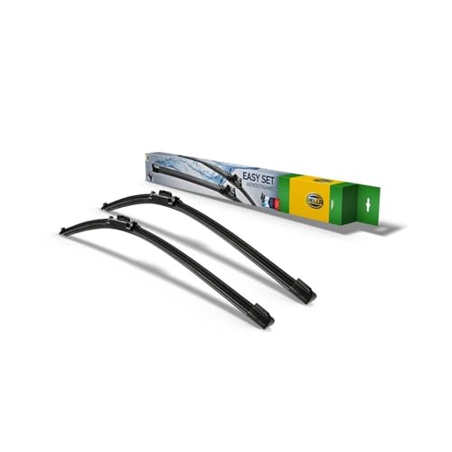 HELLA Easy Set OE Scheibenwischer - SetOE5353 - Flachblatt-Wischer - für Linkslenker - 525/525mm - 21/21 - vorne - Menge: 2 - 9XW 358 164-021