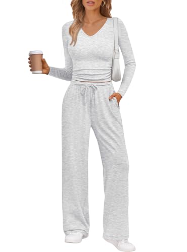 Trendy Queen Two 2 Piece Matching Lounge Sets for Women