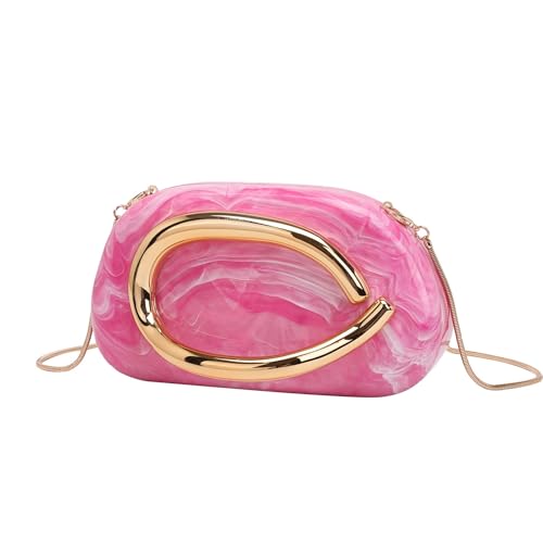 Sac à bandoulière en acrylique pour femme ZUC petit sac rigide transparent