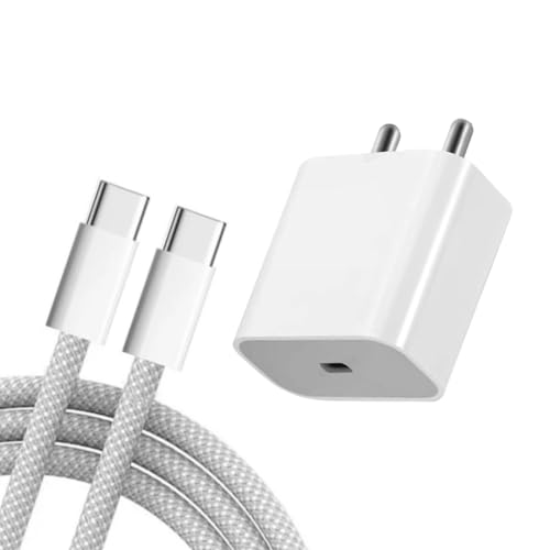 Image of Original 20W Adapter with Cable Compatible with iPhone 16 Plus Pro Pro MaxiPhone 15 Plus Pro Pro Max with SIX Months Replacement Warranty