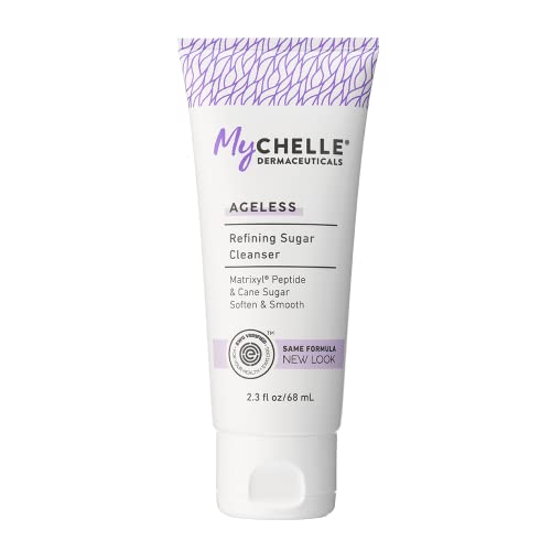 MyCHELLE Dermaceuticals Refining Sugar Cleanser, 2.3 Fl Oz - Skin & Facial Cleanser with Matrixyl Peptide & Cane Sugar to Soften, Smooth & Help to Reduce the Appearance of Fine Lines and Wrinkles