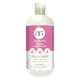 Probiotic Dog Conditioner for Dry, Itchy Skin Relief, Deep Cleansing of All Types of Coats, Deodorize Their Skin, Grooming Supplies for Dogs and Puppies with Vanilla & Almond (16 Oz)