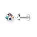 Produktbild Thomas Sabo Ohrstecker farbige Steine 925 Sterling Silber H2034-320-7