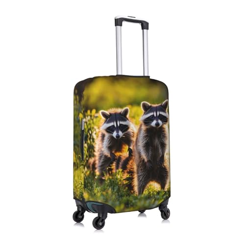 Housse de valise contre les rayures de soute Medium blanche - 3