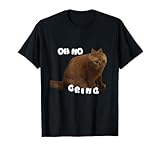 Photo Gallery meme divertente gatto oh no cringe maglietta Photo Gallery meme divertente gatto oh no cringe maglietta