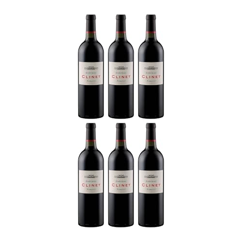Château Clinet AOC Pomerol Rotwein Rot trocken Frankreich inkl. FeinWert E-Book (6 x 0.75 l)