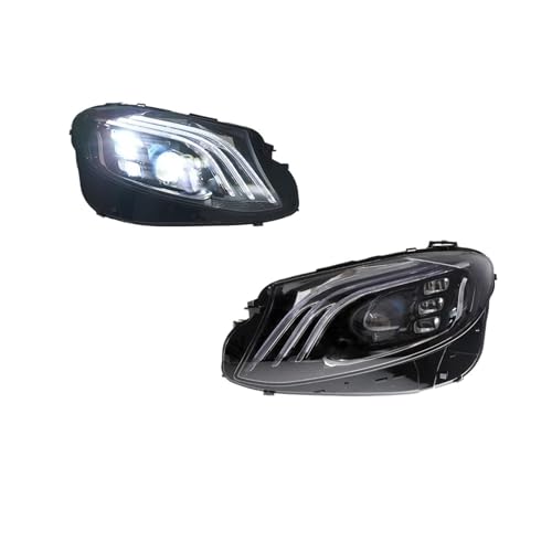 Faros delanteros Benz Clase E 2016-2020 para conducción nocturna segura con DRL